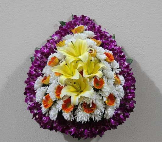 中式傳統花圈 2016