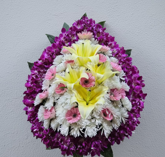 中式傳統花圈 2016