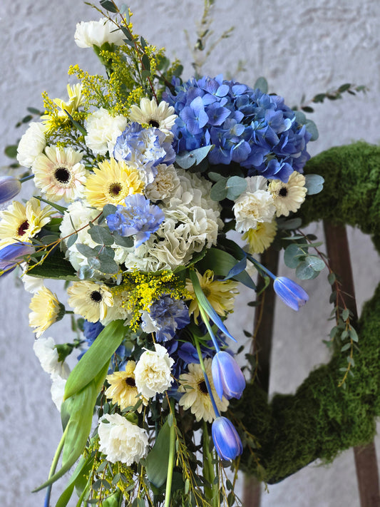 (造型) 西式心型花圈 E2023