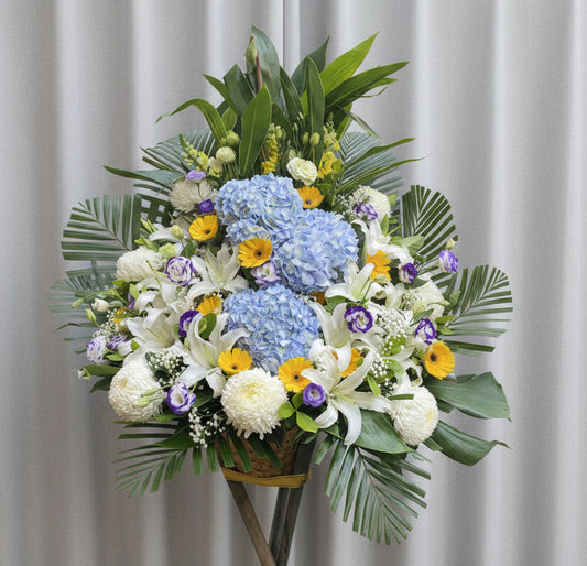 中式傳統花籃 B2021 （三腳架|座地）